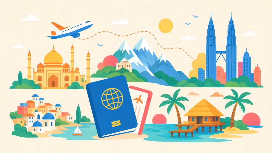 أبرز الوجهات بدون فيزا للسعوديين مثل تركيا وجورجيا وماليزيا والمالديف
